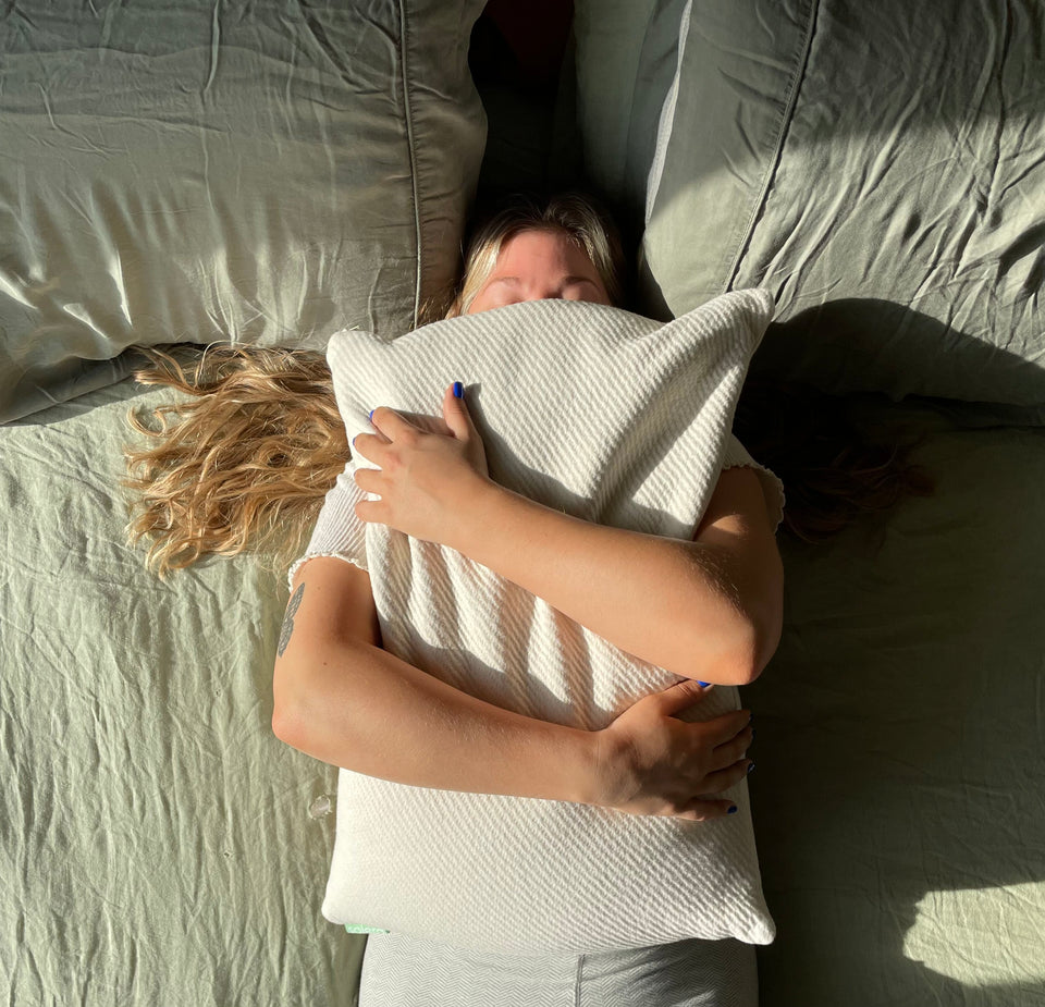 Weighted Organic Hemp Hull Pillow by Solera Sleep