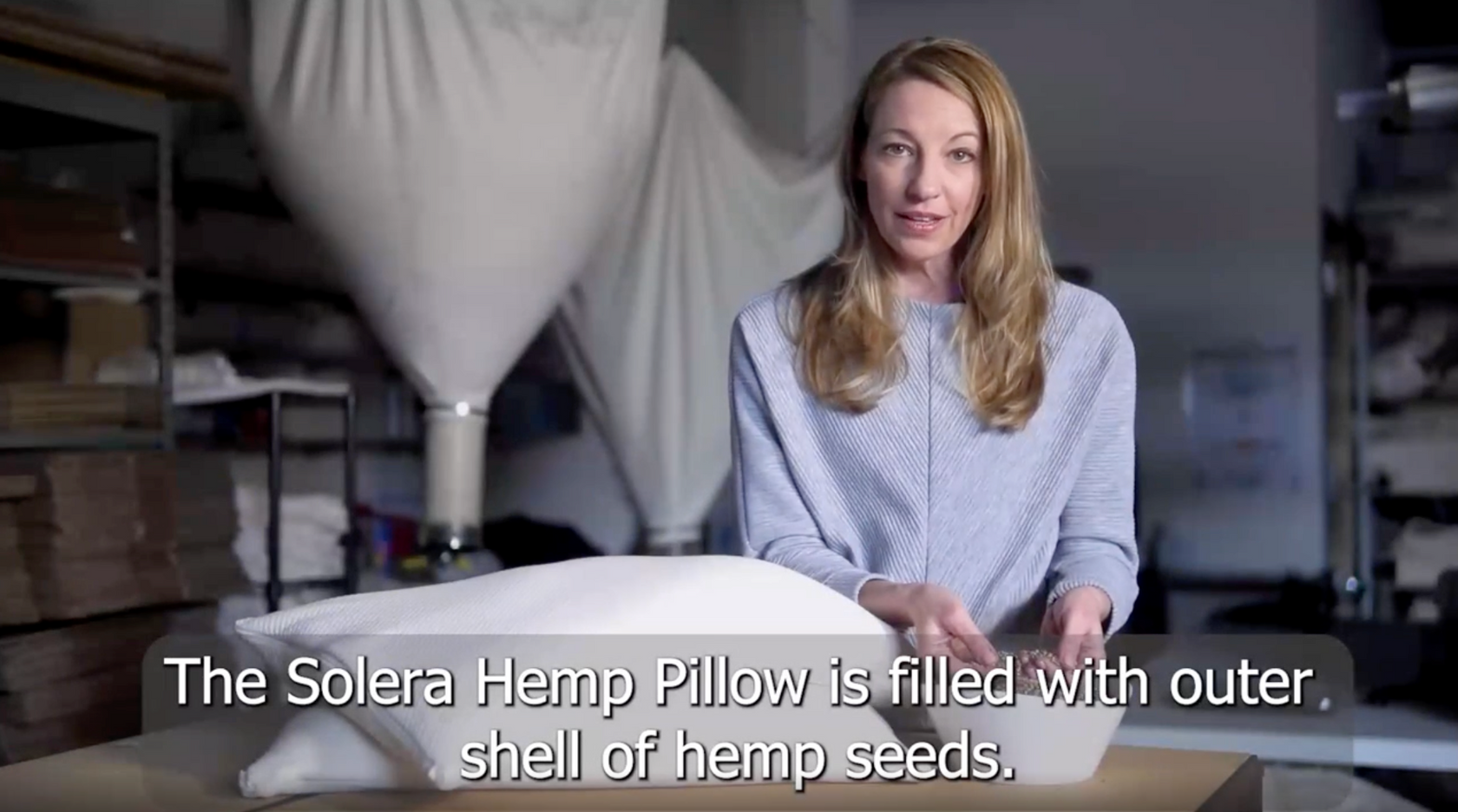 What is Solera Hemp Pillow Video Intro